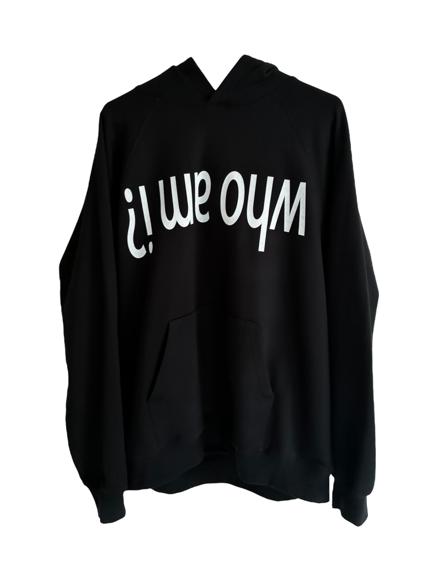 "¿ᴉ ɯɐ oɥʍ" hoodie
