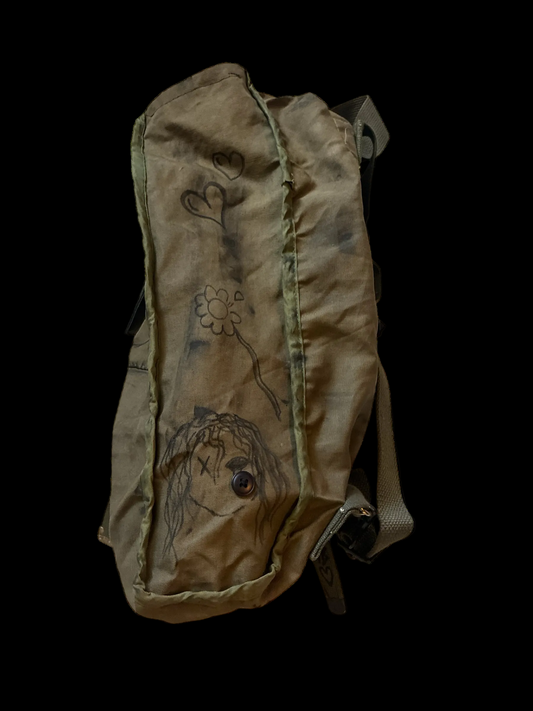 "FALL" vintage 1960s backpack