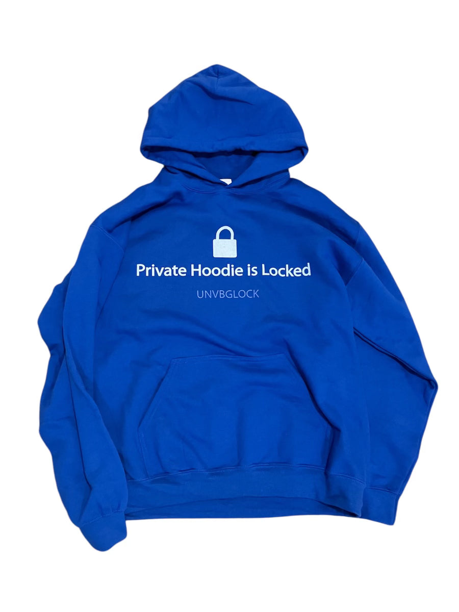 blue locked hoodie