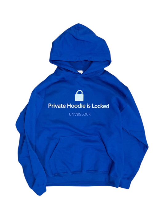 blue locked hoodie