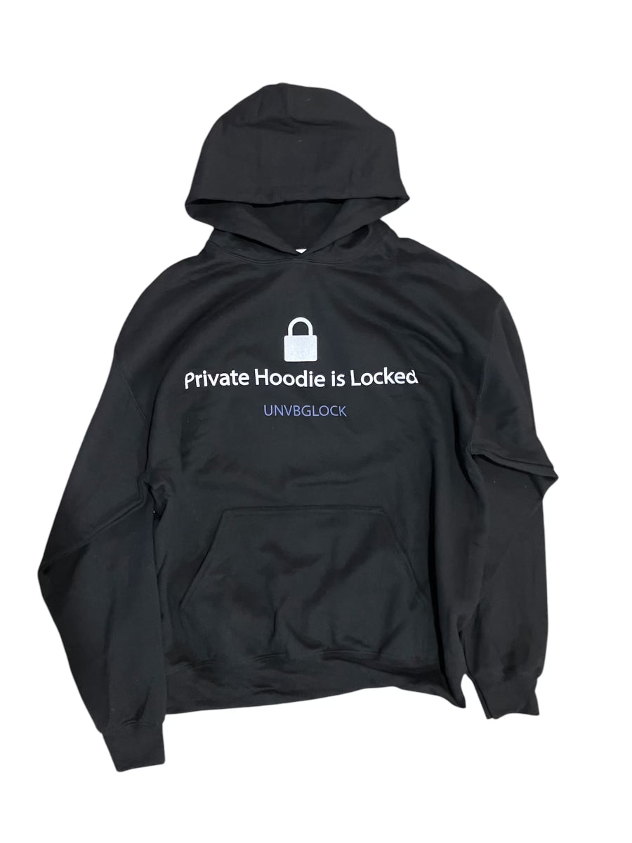 black private hoodie