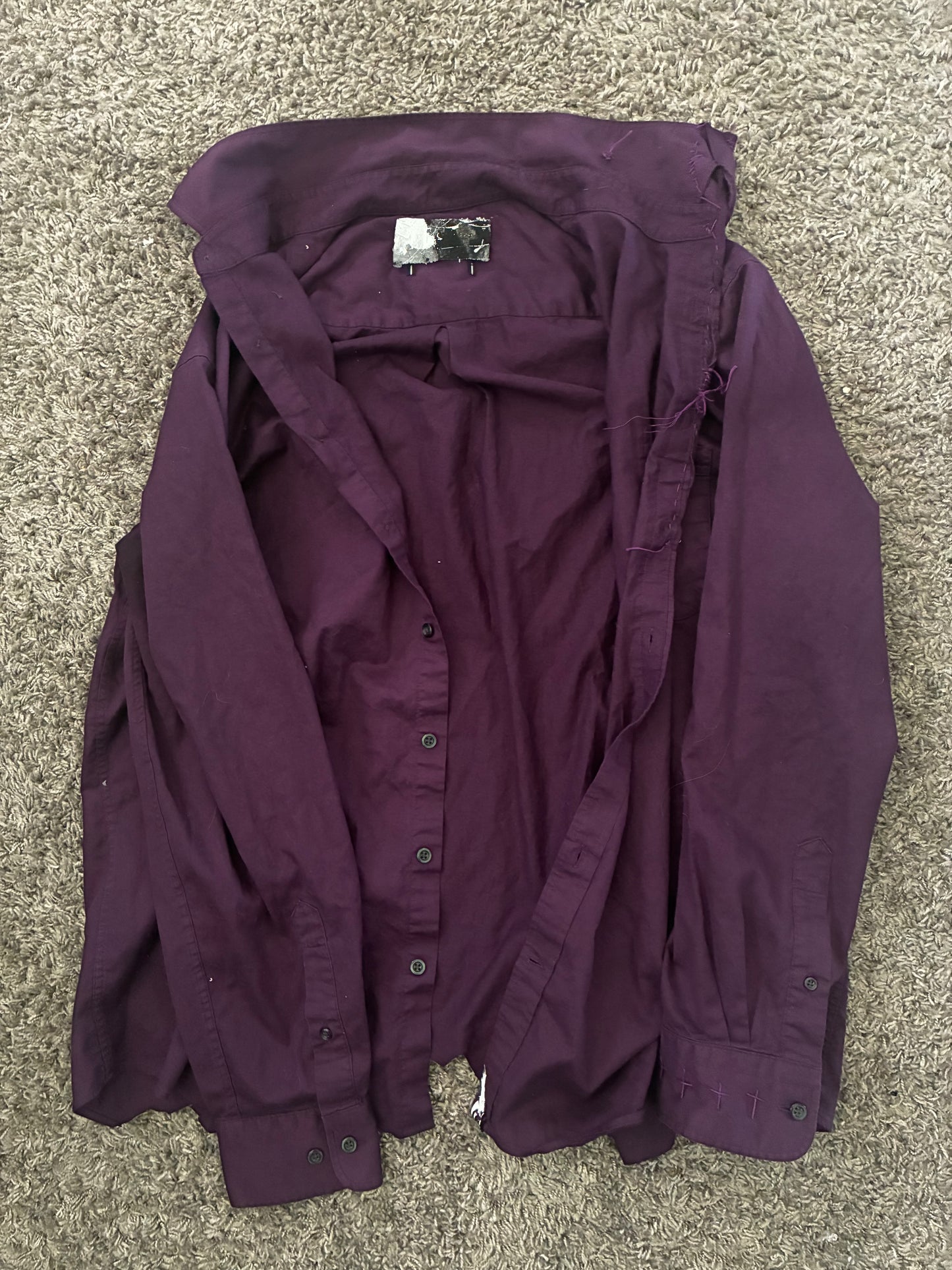 "WINE" Button-Up