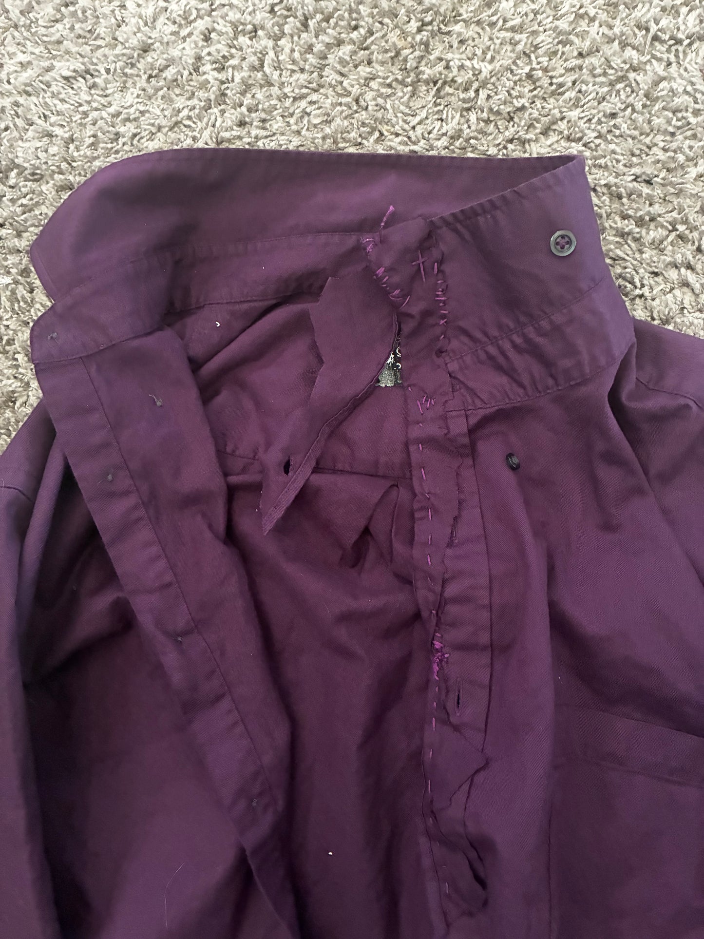 "WINE" Button-Up