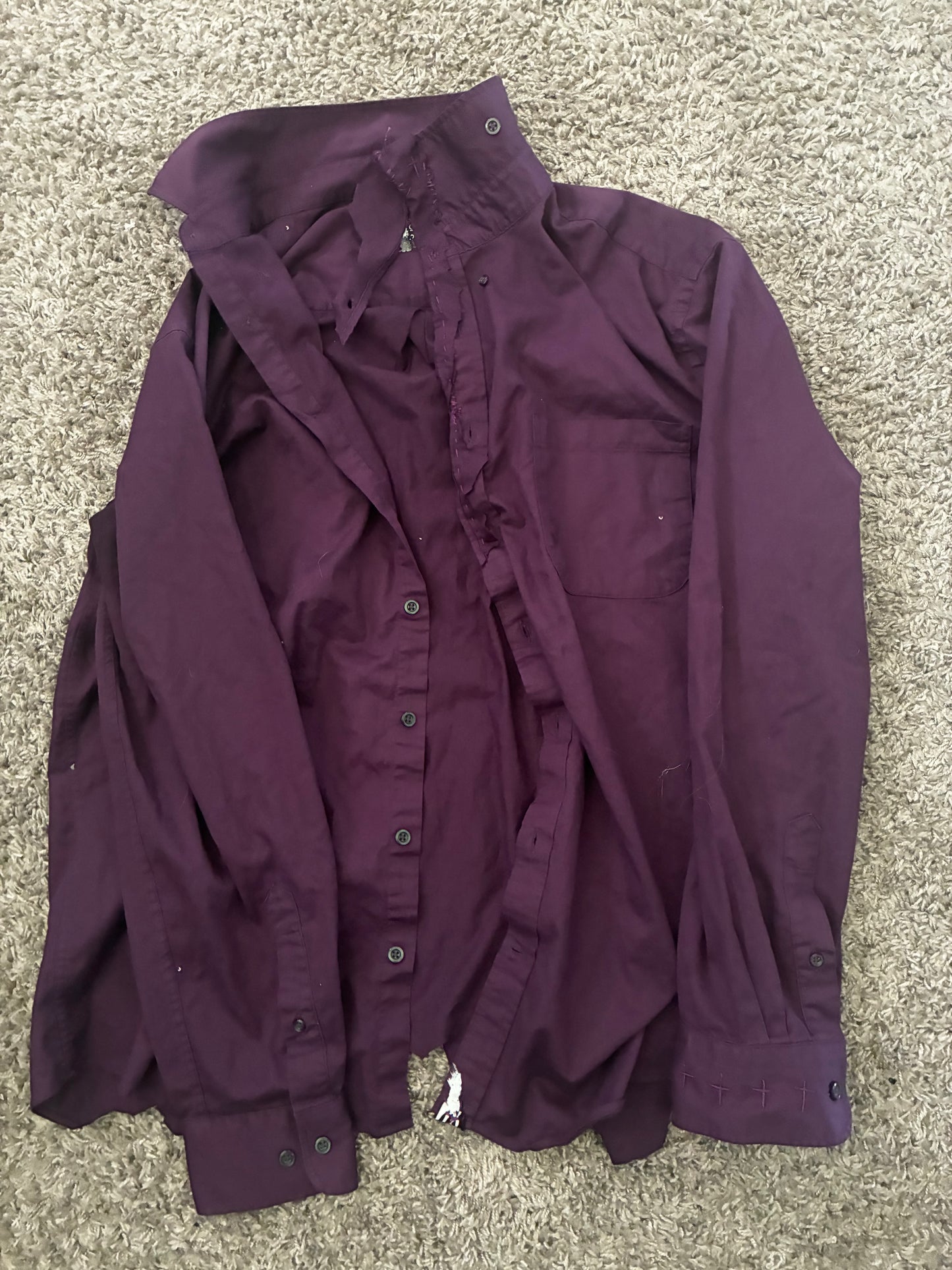 "WINE" Button-Up