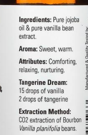 "VB DE Crème d’Orange" travel cologne