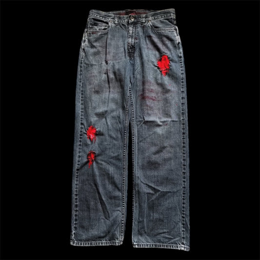 "bullet hole" denim (1of1)
