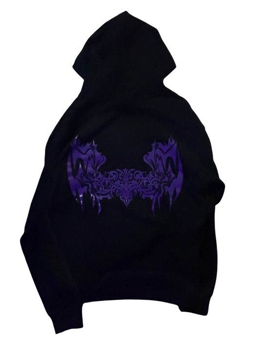 PURPLE LOGO HOODIE
