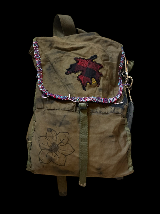 "FALL" vintage 1960s backpack