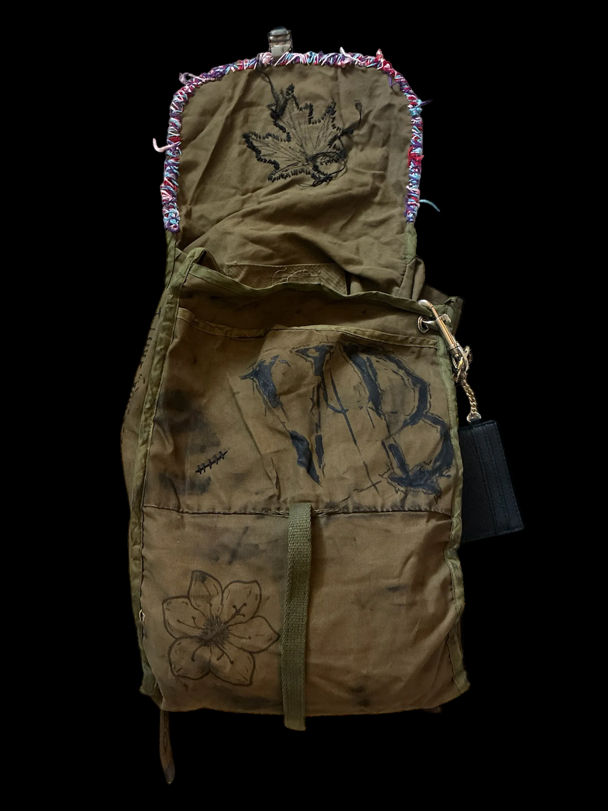 "FALL" vintage 1960s backpack