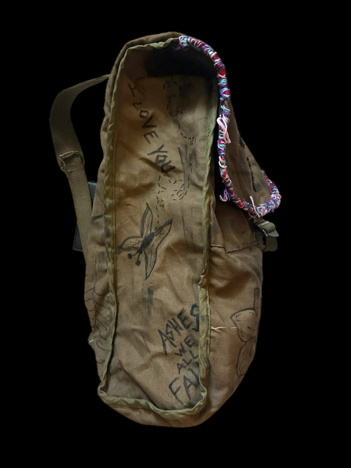 "FALL" vintage 1960s backpack