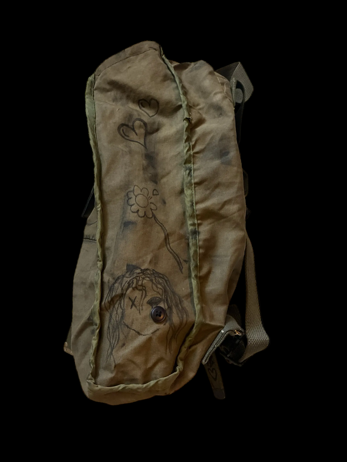 "FALL" vintage 1960s backpack